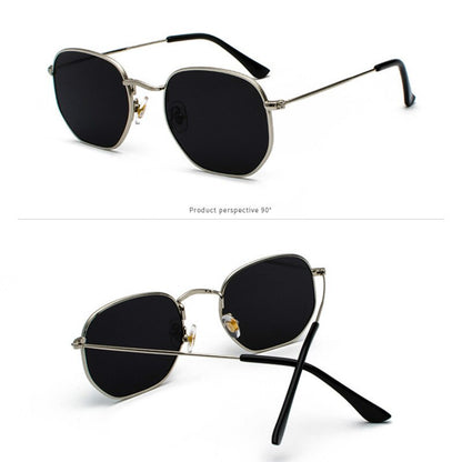 Men Sunglases Sun glasses NEW Women Metal Frame Fishing Glasses Gold tea Eyewear lentes de sol hombre okulary UV400