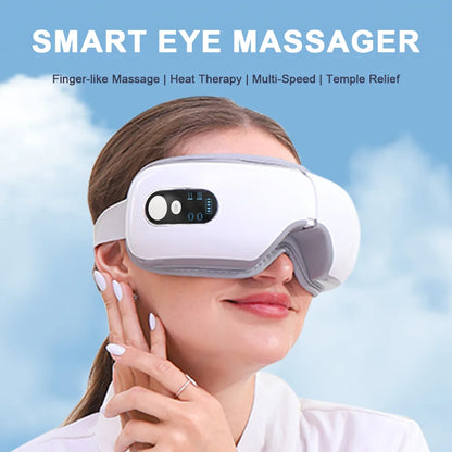 Intelligent Eye Massager Instrument Vibration Eye Care Massager Airbag Compress Three levels of Hot Compress Eye Fatigue Relieve