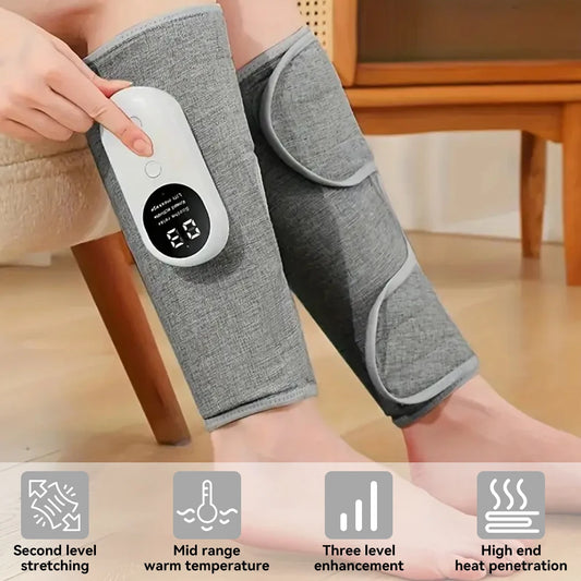 Portable Wireless 360° Air Pressure Calf Massager Eletric Leg Massage Calf And Foot Airbag Compresstion Relax Ergonomic Massager
