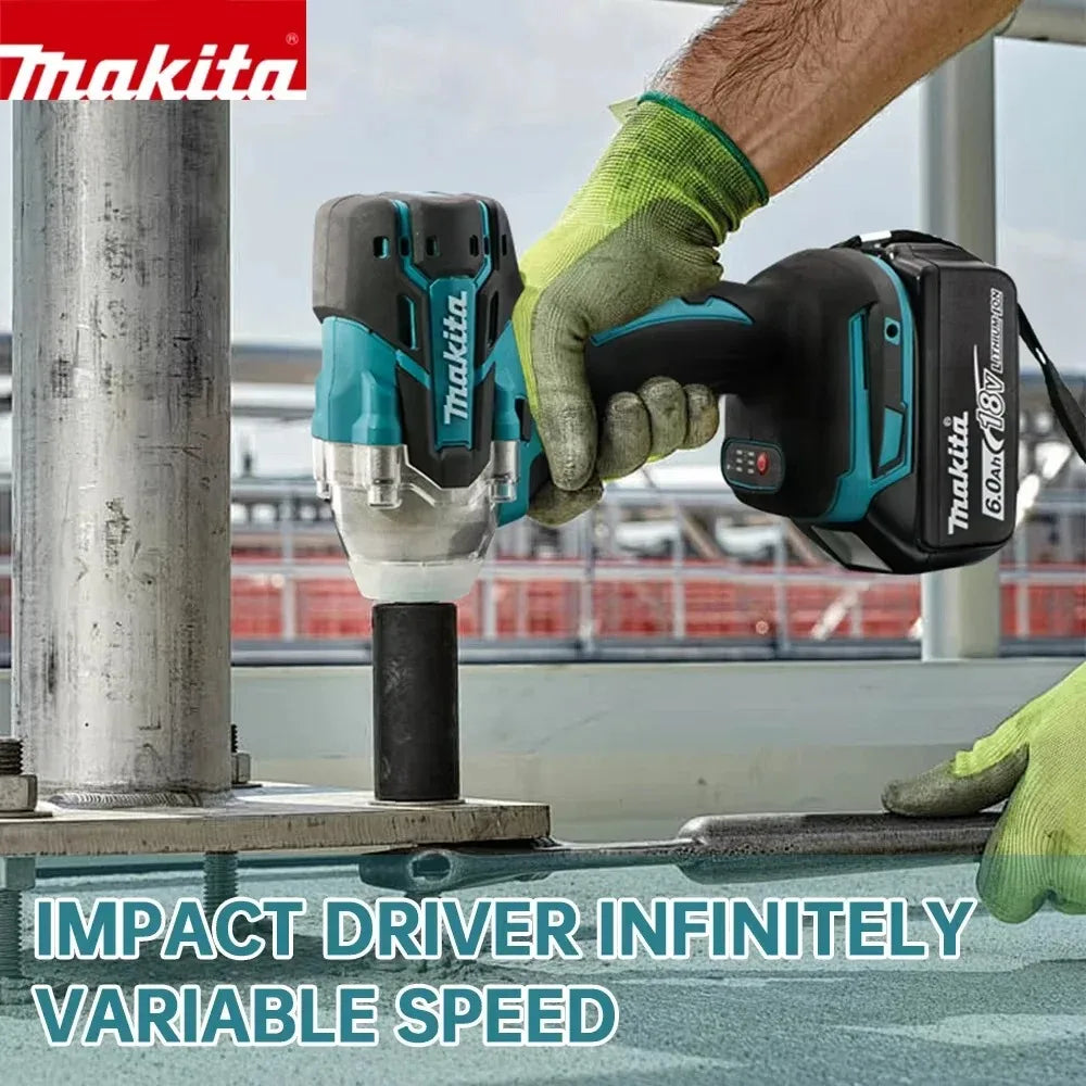 Makita DTW285 18V Brushless Electric Screwdriver 280N.m 1/2" Socket Rechargeable Drill Driver Compatible with Makita 18V Battery