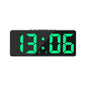 Multifunctional LED Digital Clock: Features number display, color nightlight, temp, calendar, alarm. Large size, backlit, great