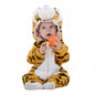 Flannel children's crawling clothes baby clothes long sleeved hoodie newborn cartoon jumpsuit