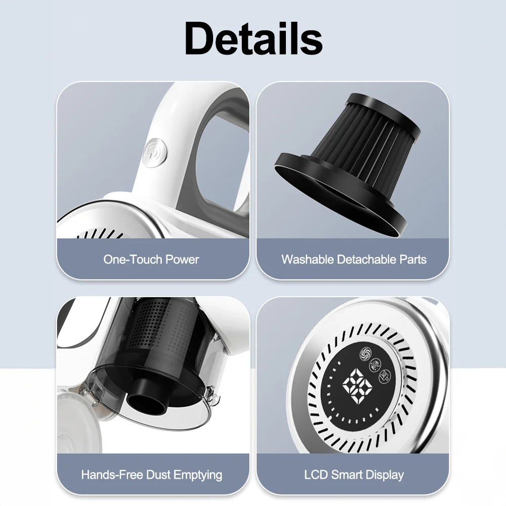 Multifunction Cordless Vacuum Cleaner Portable Handheld Cleaning Machine Home-appliance For Car Home Office Floor Deep Cleaning