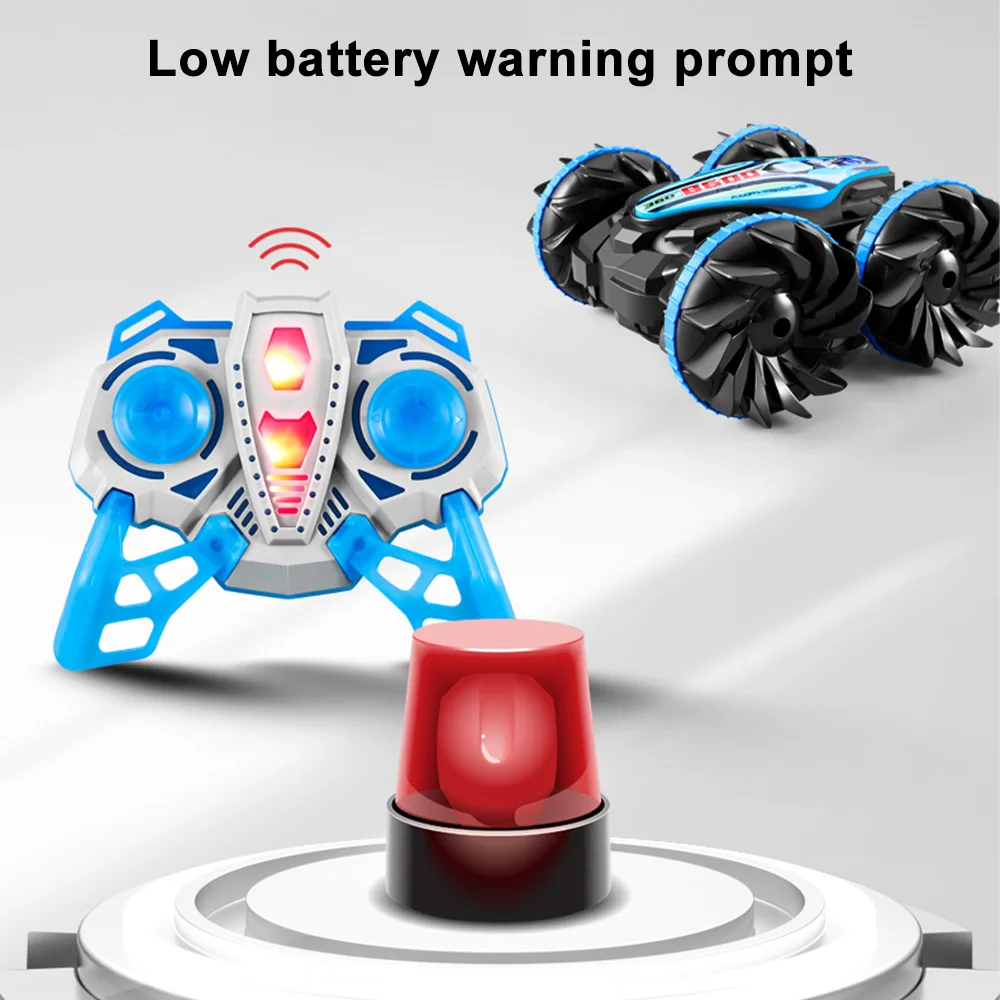 Amphibious Remote Control Car Gesture Sensor 4WD Off-Road Toy Car 360 Degree Rotating Waterproof RC Stunt Car for Kids Gifts