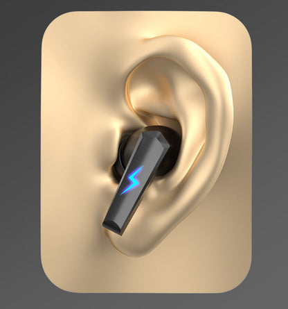 TWS wireless Bluetooth earphones with long battery life, in ear gaming, noise reduction, and low latency for gaming