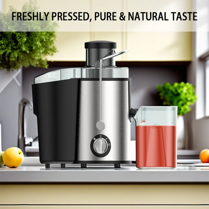 Juicer Machine 800W Stainless Steel Centrifugal Juicer Extractor with Wide Mouth 2.56” Feed Chute for Fruit Vegetable