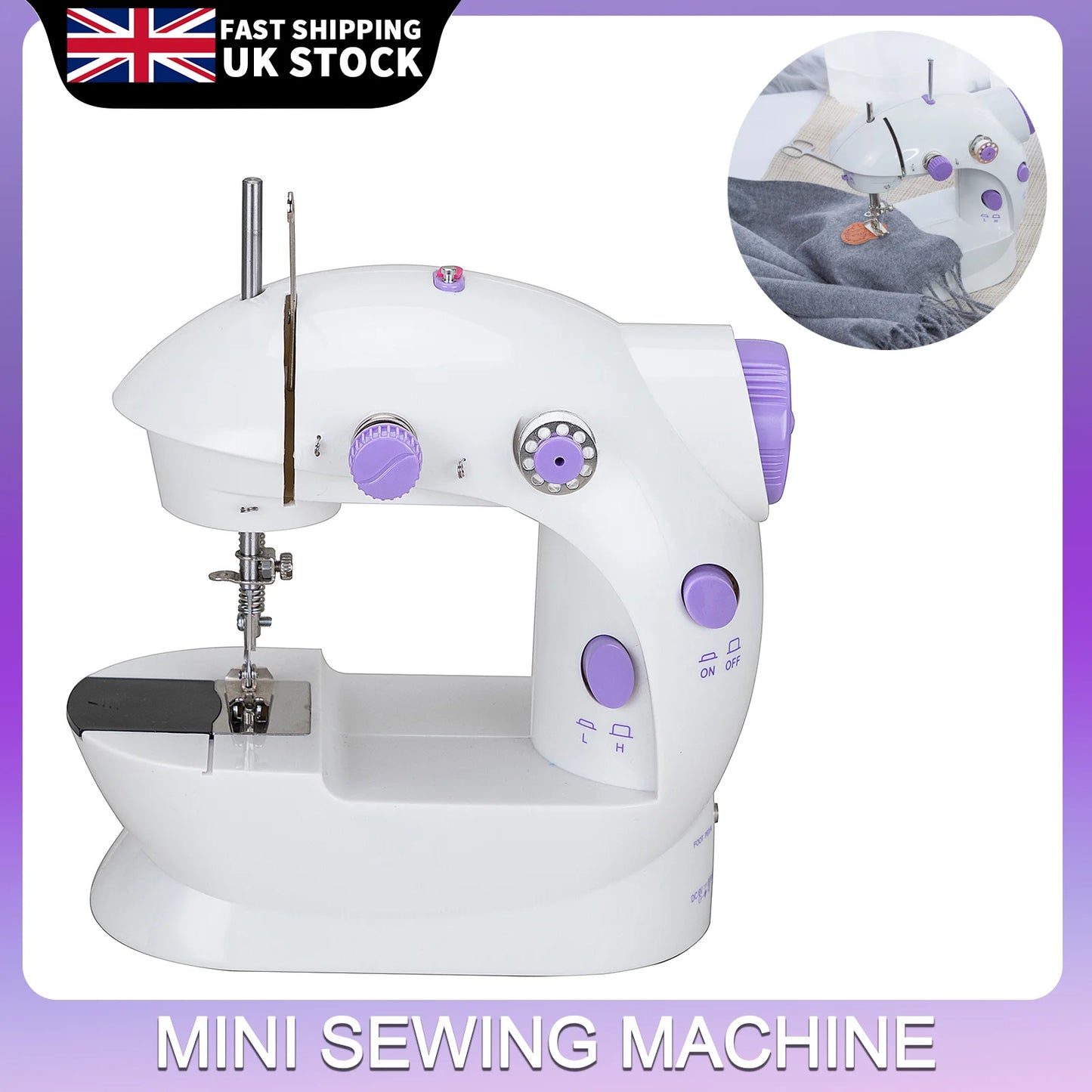 Home Portable Sewing Desktop Automatic Sewing Machine  Multifunctional Mini Fashion Small Sewing Machine