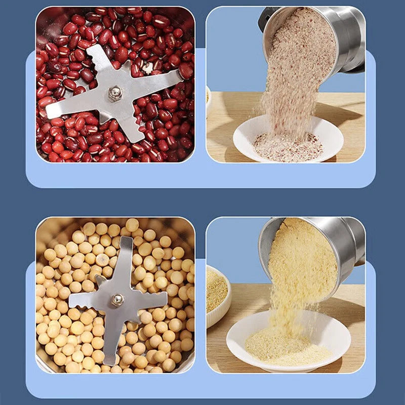 300W Kitchen Multifunctional 4 Blade Grain Grinder Coffee Chopping Home Electric Coffee Grinder Nut Bean Flavor Blender