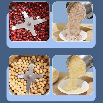 300W Kitchen Multifunctional 4 Blade Grain Grinder Coffee Chopping Home Electric Coffee Grinder Nut Bean Flavor Blender