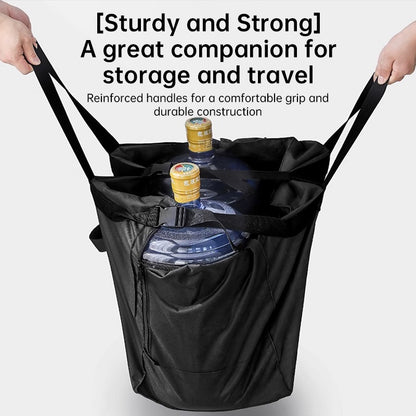 Oxford Fabric Storage Bag: Thick, Large-Capacity, Portable (Grid Pattern) – For Clothes, Blankets, Checked Luggage