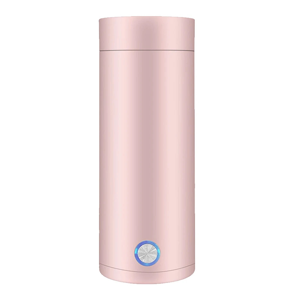 Portable Electric Travel Kettle 400ml  Stainless Steel Vacuum Insulated for Tea/Coffee/Baby Milk Fast Boiling