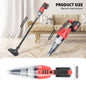 Cordless Vacuum Cleaner, 5500PA 2-in-1 Upright & Handheld Stick Vacuum, Up to 20Mins Runtime Lightweight Vacuums with Detachable Battery, for Hardwood Floor Carpet Car Pet Hair