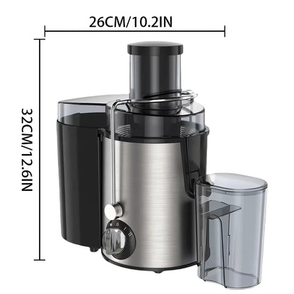 Juicer Machine 800W Stainless Steel Centrifugal Juicer Extractor with Wide Mouth 2.56” Feed Chute for Fruit Vegetable