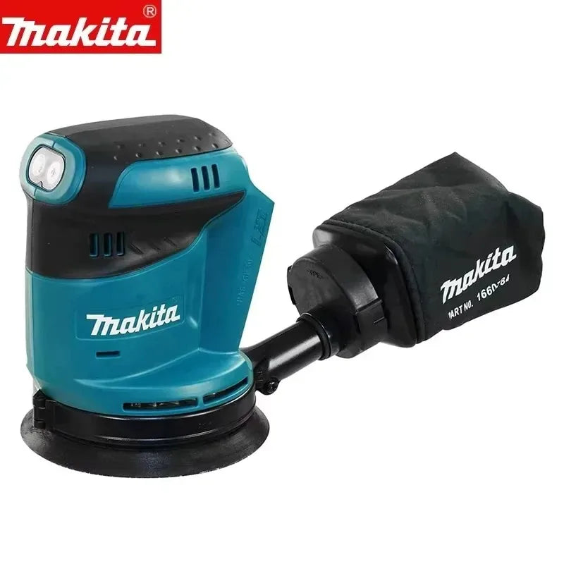 Makita DBO180Z Lithium ion 18V Cordless Rechargeable Disc Random Track Sanding Machine for Woodworking Mud Polishing