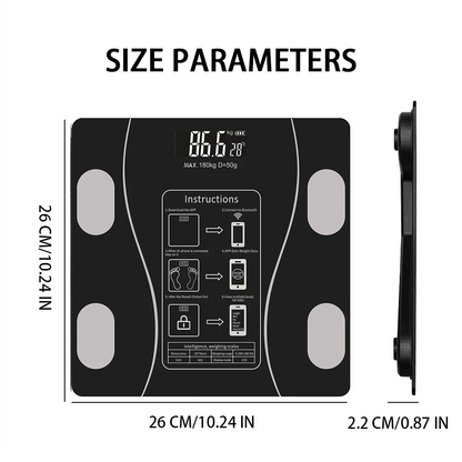 Intelligent Body Fat Scale Electronic Weighing Scale Smart Digital Bluetooth Fat Scale Body Composition Analyzer Weighing Scale