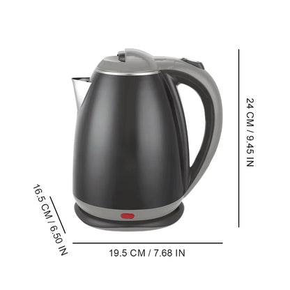 2L Electric Kettle Stainless Steel Fast Boil Water Heater Tea Household Kettle  with Auto Shut-Off Protection Anti-scalding