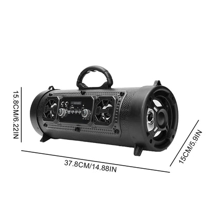 Portable Handheld Wireless Bluetooth Speaker Karaoke Subwoofer Powerful Smart Stereo Speaker For Car Audio Party Beach Camping