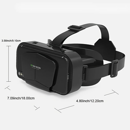 3D Headset VR Smart Glasses Virtual Reality Adjustable wearable Devices Helmet Visor Lenses Goggle For Smartphone Controller