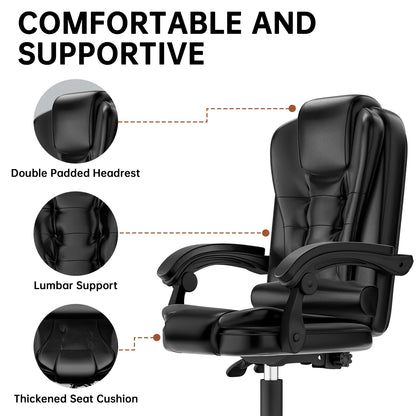 Executive Office Chair High Back Desk Chair Ergonomic Recliner Computer Chair Gaming Chair for Home Office Working