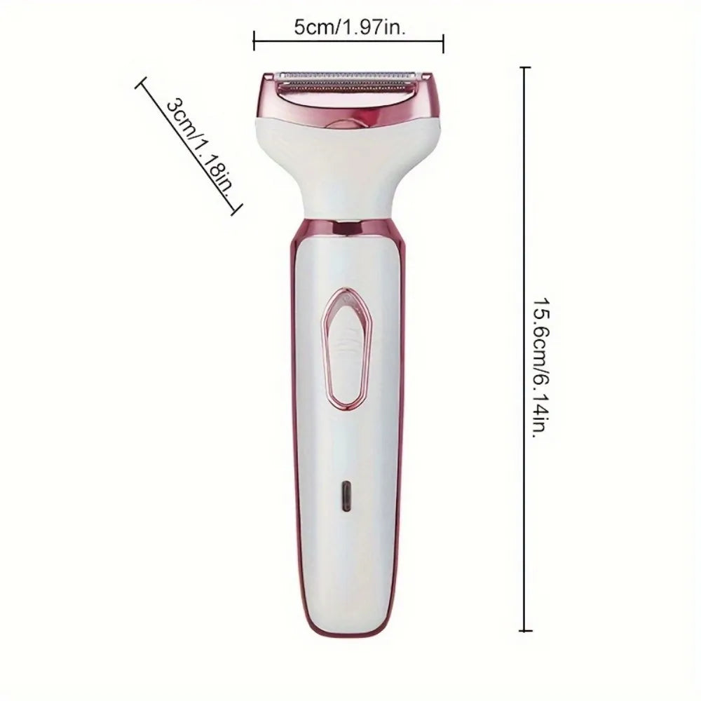 4 In 1 Electric Razor Shaver Multifunctional Lady Shaver Body Hair Removal Epilator Painless Cordless Bikini Trimmer Tool