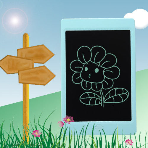 12 Inch Handwriting Board Color Pen Children's Drawing Board LCD Liquid Crystal Handwriting Board Intelligent Electronic Small Blackboard