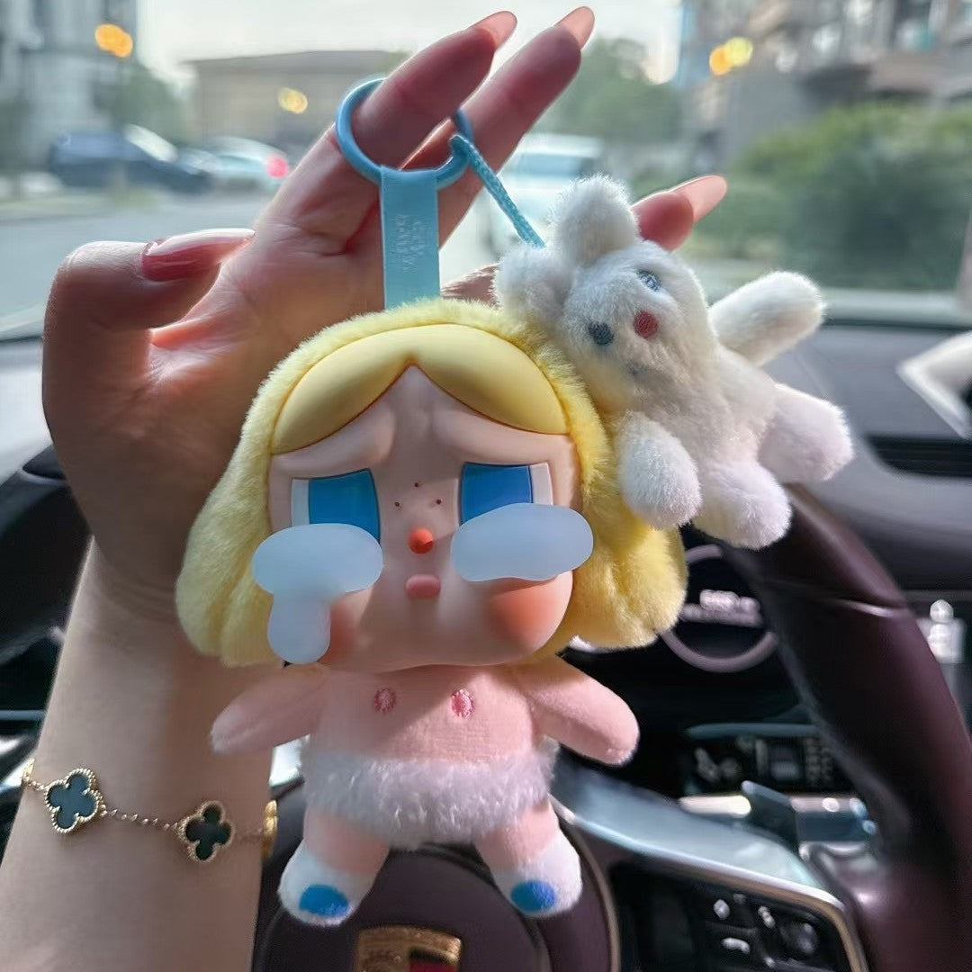 Classic Rabbit and Bear Series Bag Charm with Hidden Tear Design