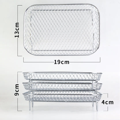 Airfryer Accessories Three-Tier Airfryer Steamer Rack Stainless Steel DZ201 Stackable Rack Dehydration Rack Dried Fruit Rack