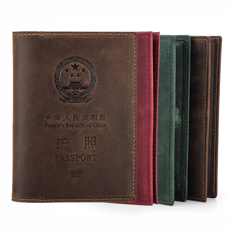 Anti theft document brushing bag Airtag travel passport bag