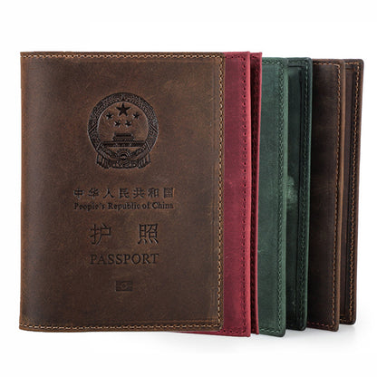 Anti theft document brushing bag Airtag travel passport bag