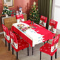 Christmas tablecloth, holiday decoration, elastic chair cover, household dining table, waterproof and dustproof tablecloth, fabric decorative tablecloth