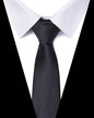 Men's 8cm Business Professional Striped Tie Wedding Suit Accessories Polyester Tie Men