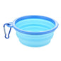 1Pcs Portable Travel Bowl Dog Feeder Water Food Container Silicone Small Mudium Dog Pet Accessories Folding Dog Bowl Outfit