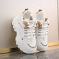 New Korean version versatile slim and tall height increasing thick soled sloping heel casual sports shoes