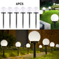 Solar Lights Outdoor 3/6 Pack Solar LED Globe Powered Garden Warm Light Waterproof for Yard Patio Walkway Landscape Pathway