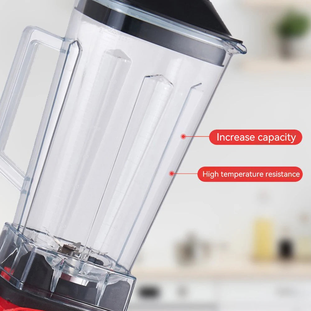 Multifunctional Blender Set 2L+600ML Large Capacity High Power Wall Breaker Stainless Steel 6-Blade Mixer Juicer Food Machine