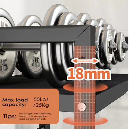 Adjustable Microwave Oven Shelf Rack 40-60cm Expandable Kitchen Countertop Storage Organiser Stand with Hooks, 2-Tier Heavy Duty Metal Shelf, Space Saving Cabinet Organiser for Microwave Toaster Kitchen Appliances