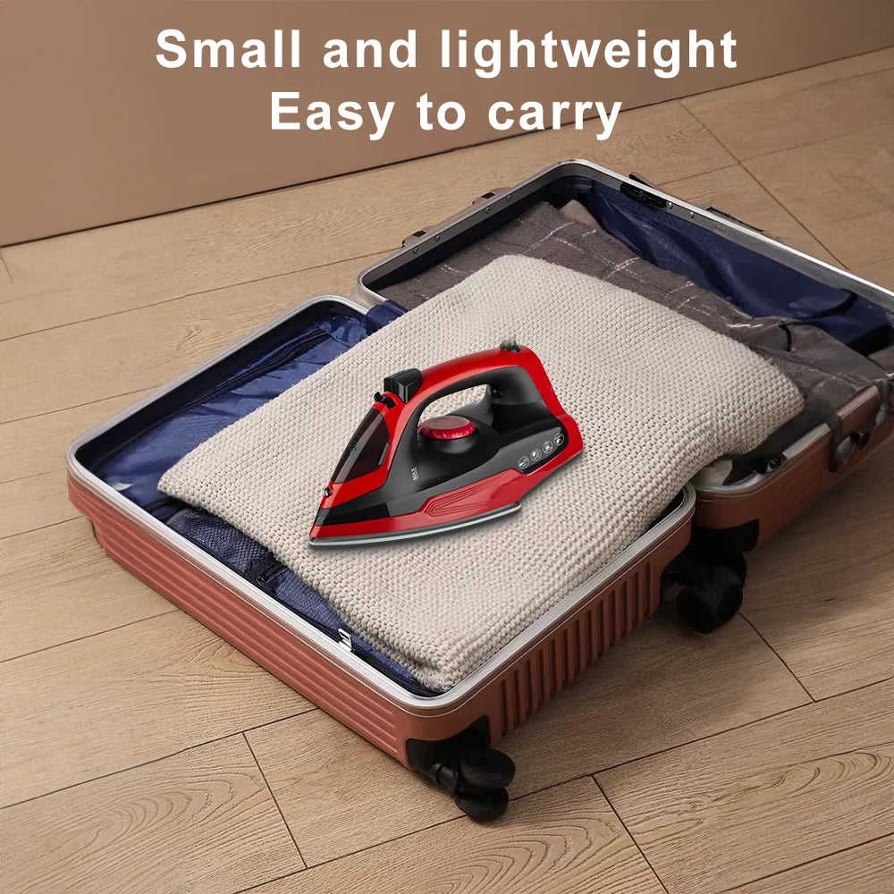 Handheld Electric Iron Portable Mini Garment Steamer Iron Automatic Shut-Off Anti-Dripping Design Portable Travel Household Iron