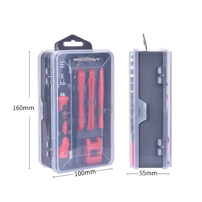 Magnetic Precision Screwdriver Set Electronic Repair Tool Kit Torx Hex Bit Handle  for Computers Laptops Phones Home Diy