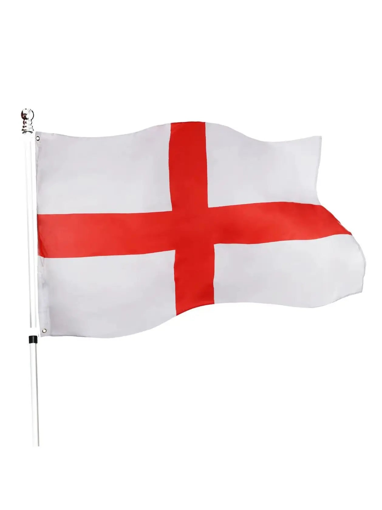 Large England Flag - 5ft x 3ft English Flag - Euros Football Supporter Indoor Outdoor Decoration - St Georges Day
