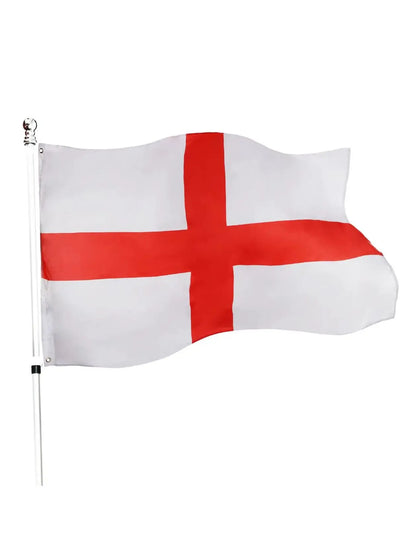 Large England Flag - 5ft x 3ft English Flag - Euros Football Supporter Indoor Outdoor Decoration - St Georges Day