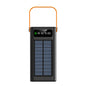 50000mAh Solar Panel Power Bank Fast Charging Comes with Four Wire External Battery Pack  Large Capacity Mobile Power