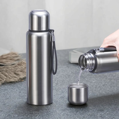 Large Capacity Outdoor Thermos Portable 316 Stainless Steel Thermal Mug Tumbler Vacuum Flasks Cold and Hot Sports Water Bottle
