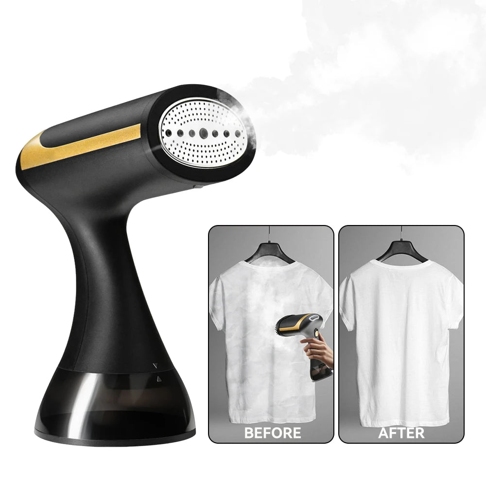 Travel Garment Steamer Handheld Steamer for Clothes 1500W Portable Steamer with 350ml Water Tank Removes Wrinkles