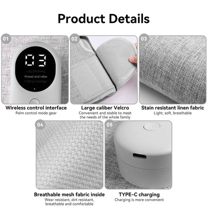 Portable Wireless 360° Air Pressure Calf Massager Eletric Leg Massage Calf And Foot Airbag Compresstion Relax Ergonomic Massager
