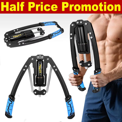 Adjustable Torsion Arm Fitness Machine, 22-440lbs Hydraulic Power Exerciser, Twister Arm Exerciser Home Chest Expander, Biceps, Abdomen, Shoulder And Chest Muscle Strength Training Fitness Equipment