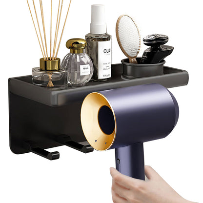 Hair Dryer Storage Rack Toilet Hair Dryer Storage Box Toilet Punching Free Bracket Bathroom Storage Bracket Bathroom Accessories