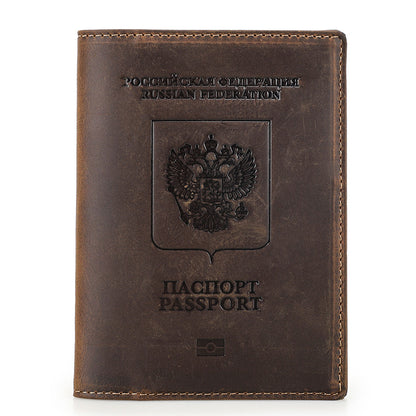 Anti theft document brushing bag Airtag travel passport bag