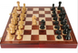 Bronze Retro Style Wooden Folding Chess Set