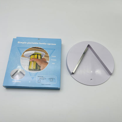 Circular can opener kitchen cabinet lid bottle opener table bottom can opener