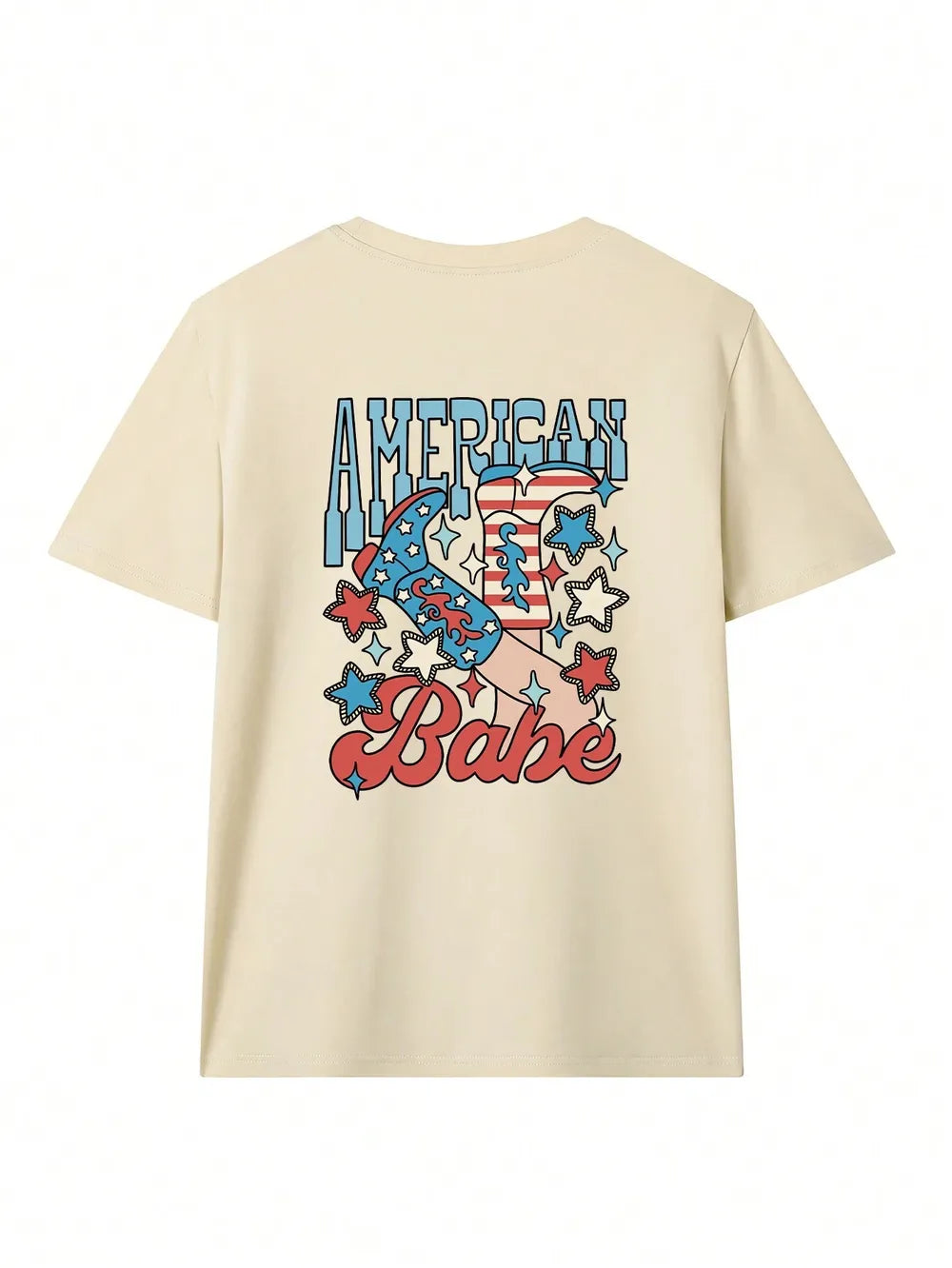 Letter graphic T-shirt women's street sports short sleeved fashion summer T-shirt clothing